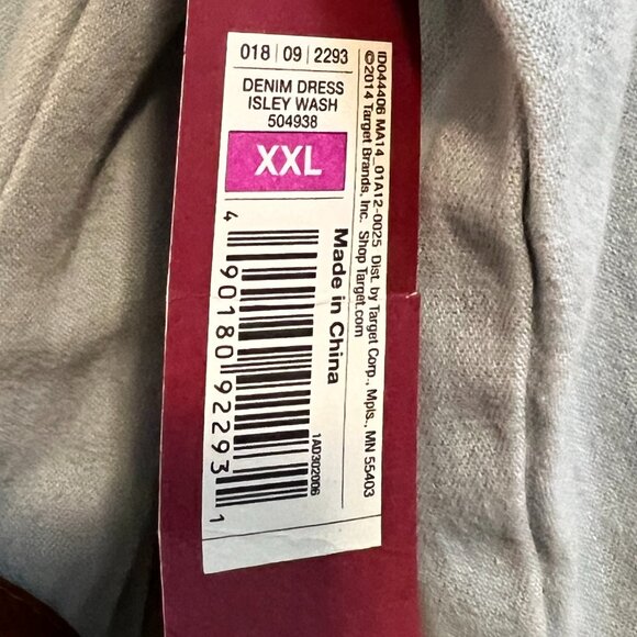 Merona Chambray Dress - Sz XXL (NWT) - Picture 6 of 9
